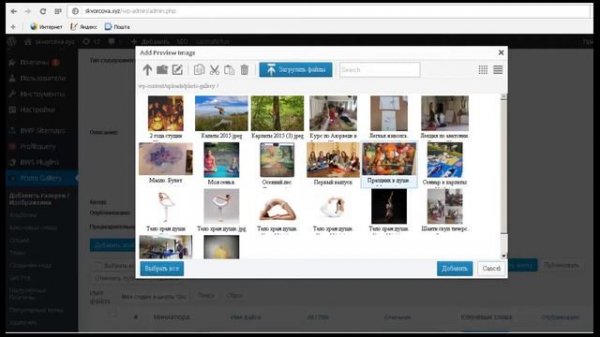 Создаём фотогалеоею с плагином Photo Gallery для WordPress