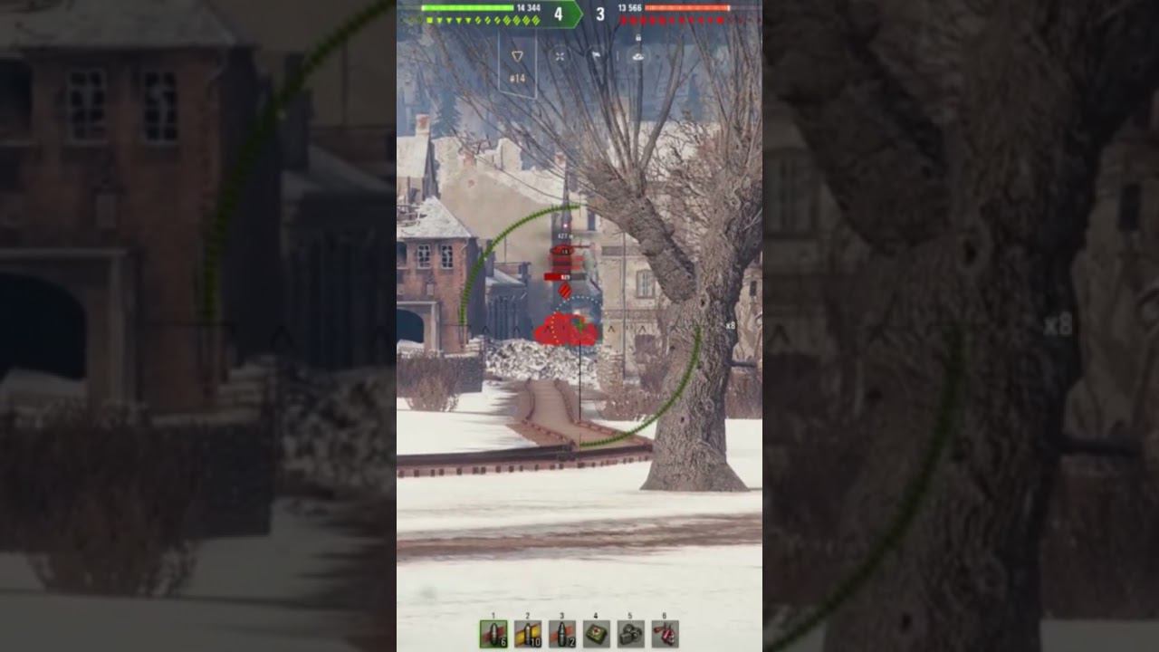 Выстрел на миллион #миртанков #танки #shorts смотреть онлайн