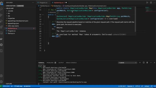 CS44 - (ASP.NET Core 01) Giới thiệu và tạo ứng dụng web đầu tiên, lập trình C# .NET смотреть онлайн
