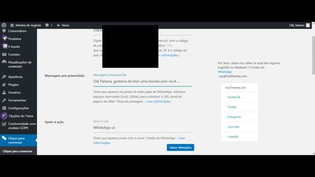Como colocar CHAT do WHATSAPP no site ou blog wordpress PLUGIN GRATUITO WORDPRESS! смотреть онлайн