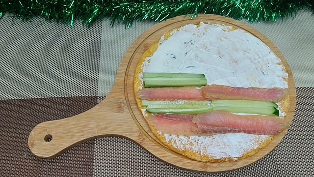 Завтрак за 5 минут!!! Роллы из омлета с красной рыбой!