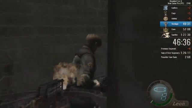 RE4 New Game Pro Speedrun | 1:28:52 (1:27:11 Load Remover) смотреть онлайн
