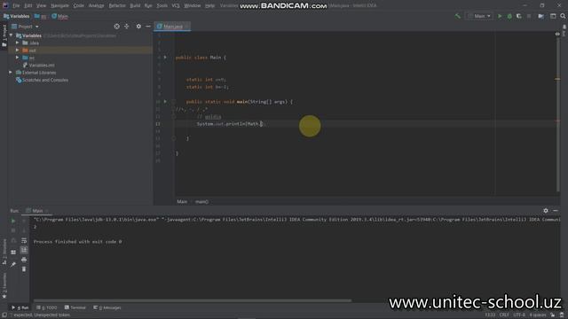8 Java Dasturlash Arifmetik va Matematik amallar смотреть онлайн