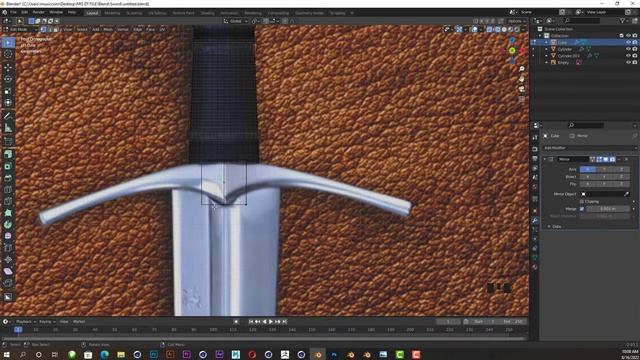 Sword 3D Model - Blender 3D Tutorial смотреть онлайн