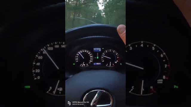 Lexus IS 250, Kickdown, Redukcja Biegów W Trybie Normal.