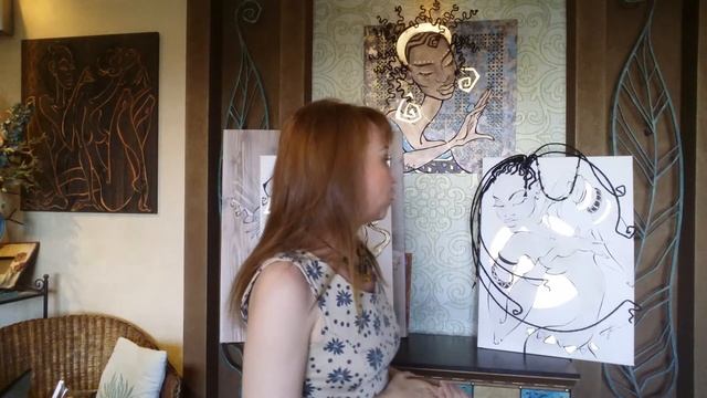 ОЛЬГА ГРИГА. ГРАФИКА.НОВЫЕ РАБОТЫ.УХОД ОТ ШАБЛОНОВ. смотреть онлайн