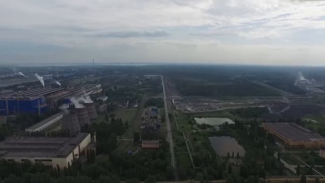 НЛМК, Липецк - аэросъёмка смотреть онлайн