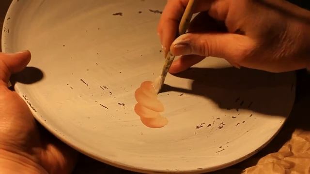 Роспись интерьерной тарелки смотреть онлайн