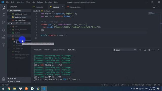 Buổi 36 ejs và git смотреть онлайн