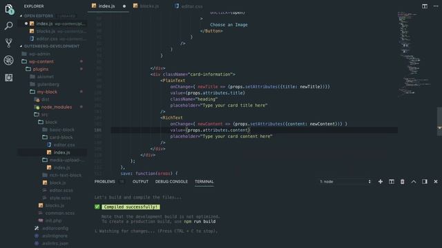 How To Develop a Card Block in Gutenberg Tutorial смотреть онлайн