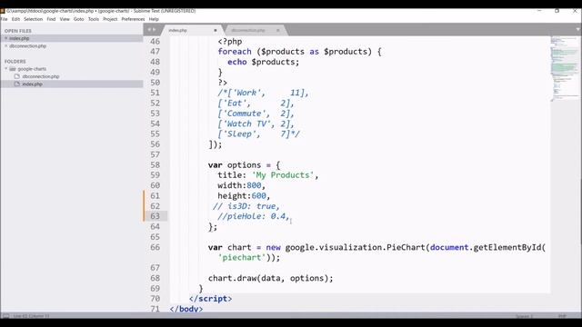 Change Configuration of Google Pie Chart | Part-1 смотреть онлайн