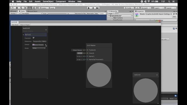 UI Image Shader Unity's Node Based Shader Graph смотреть онлайн