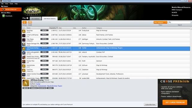 World of WarCraft - Установка аддонов (часть 1) смотреть онлайн