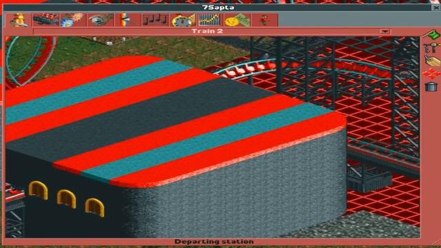 Rollercoaster Tycoon 2 - 7 Sapta Twister Rollercoaster смотреть онлайн