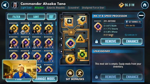 Mod Farming Explained - 5 Phase Plan - SWGOH смотреть онлайн