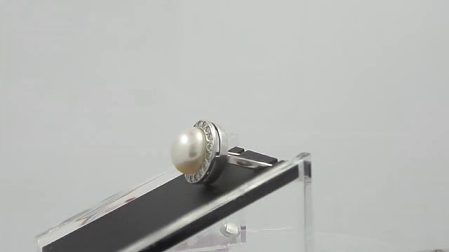 Серебряное кольцо с жемчугом смотреть онлайн