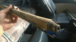 MAN TGA разобрал солнцезащитные шторки,ремонт крестовины в дороги.