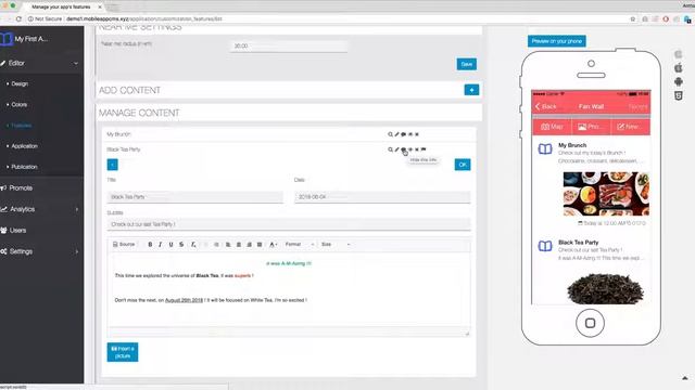 Обзор возможностей - Fanwall | Features Overview  - Fanwall - MYAPP.KZ