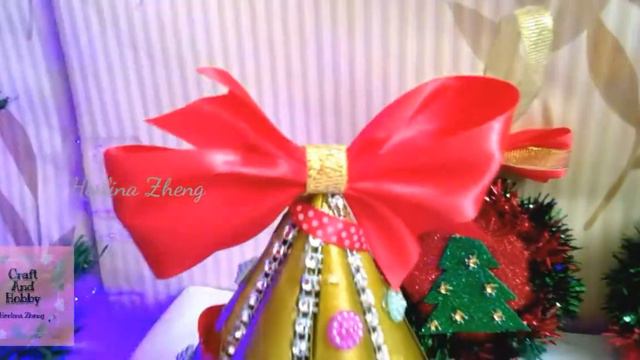 #4 DIY CHRISTMAS TREE FROM RECYCLED MATERIAL | POHON NATAL DARI BAHAN DAUR ULANG | Hiasan Natal смотреть онлайн
