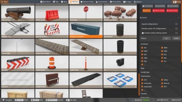 BeamNG Drive - Download, Test, and FIX World of Mods BeamNG Drive mods!