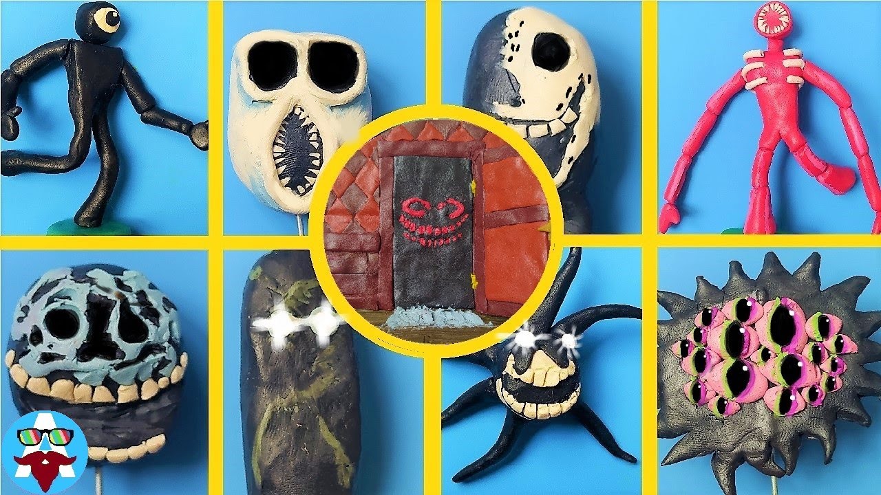 Все Монстры из Роблокс ДВЕРИ Часть 1 Roblox Doors ► Авипи Лепка смотреть онлайн