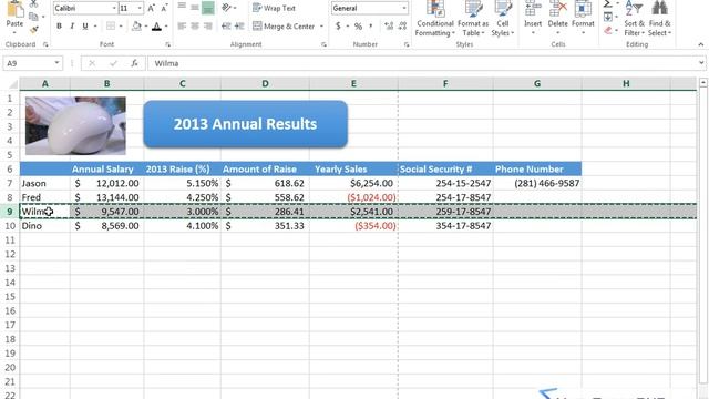 Lesson 34 - Inserting, Moving, And Copying Cells