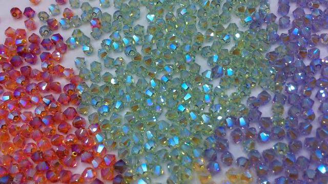 Crystal Aurore Boreale Bicone Bead смотреть онлайн