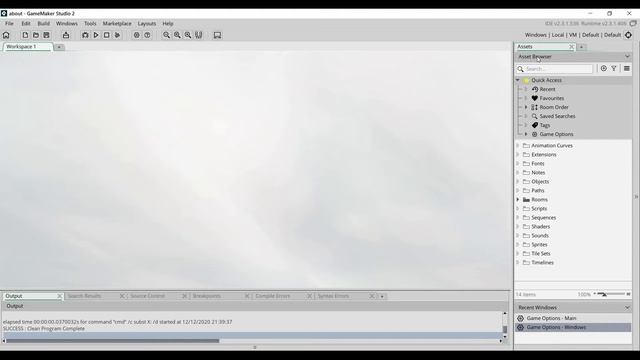 Интерфейс Game Maker Studio 2 смотреть онлайн