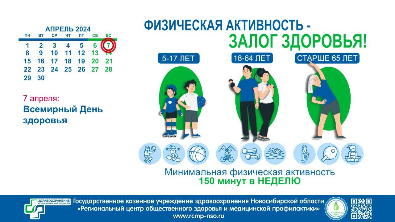 Календарь дней здоровья 2024