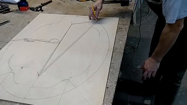 Нарисовать эллипс с помощью двух гвоздей и веревки. смотреть онлайн