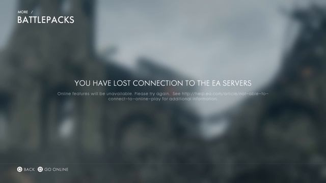 Battlefield™ 1 161021 lost connection to EA Server... смотреть онлайн