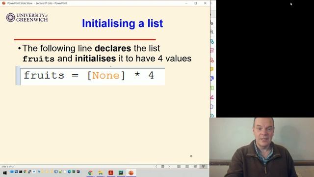 Python 07-2: Lists - List basics & initialisation смотреть онлайн