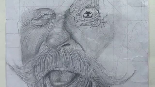 Realistic Sketch | Old Man | Part -3 | смотреть онлайн