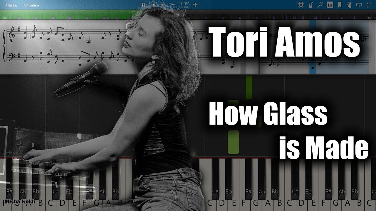 Tori Amos - How Glass is Made [Piano Tutorial | Sheets | MIDI] Synthesia смотреть онлайн