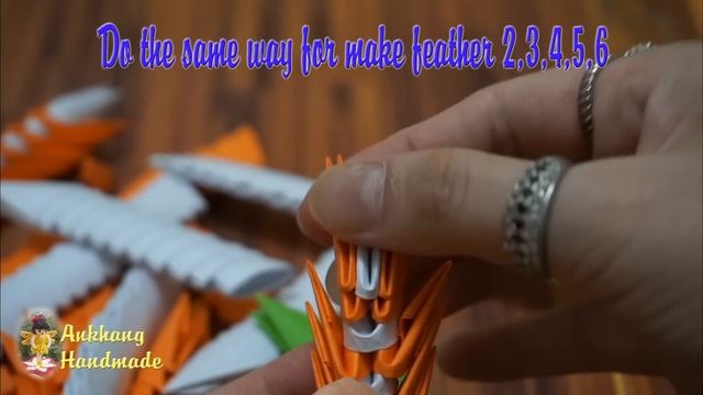 HOW TO MAKE 3D ORIGAMI PEACOCK  V2| DIY PAPER PEACOCK TUTORIAL