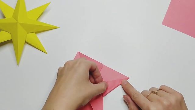 КАК СДЕЛАТЬ ОБЪЕМНУЮ ЗВЕЗДУ ИЗ БУМАГИ. Оригами звезда из бумаги. Origami star смотреть онлайн