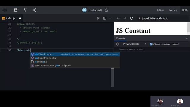 Constants in JavaScript | const keyword | const vs var vs let | es6 features смотреть онлайн