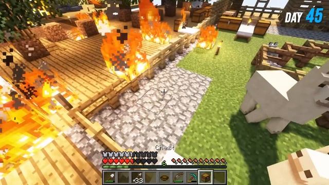 100 Days as a ONE BLOCK Noob in Minecraft смотреть онлайн