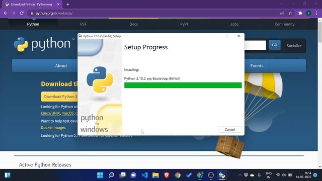 Python Installation 3.10.2 | Tutorial For Beginners In 2022 | Python Introduction смотреть онлайн