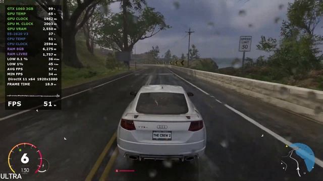 The Crew 2 | Intel Xeon E5-2620 V3 (STOCK) | GTX 1060 3GB смотреть онлайн