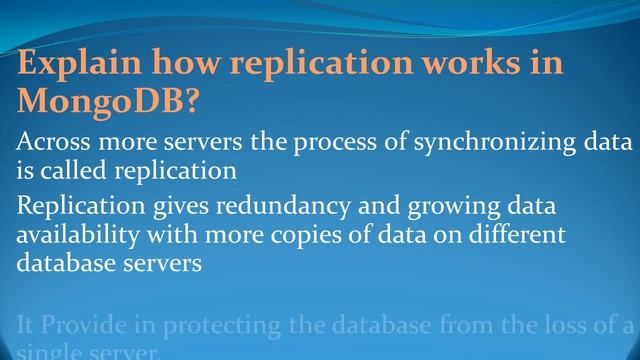 MongoDB Interview Questions and Answers for freshers and experienced– Part 2 смотреть онлайн