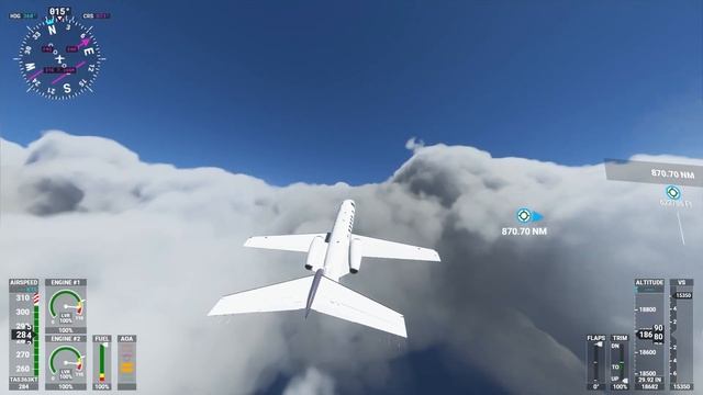 FLYING OVER BERMUDA TRIANGLE! (Microsoft Flight Simulator) смотреть онлайн