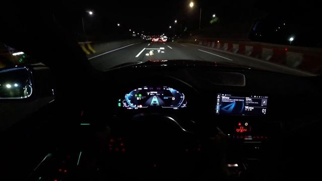 2022 BMW M340i POV Night Drive