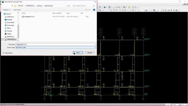 How to export ETABS file to AUTOCAD and PDF смотреть онлайн