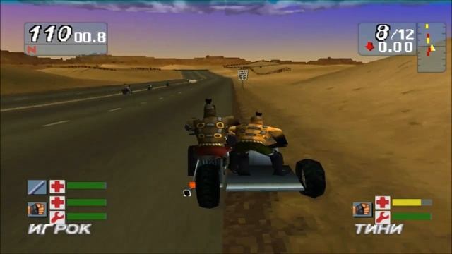 Road Rash Jailbreak геймплей Sony PS One смотреть онлайн