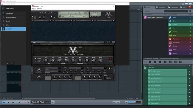 Magix Music Maker Free Tutorial Guitar Recording смотреть онлайн