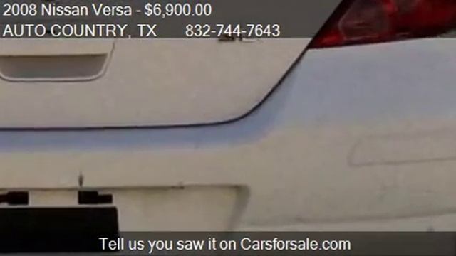 2008 Nissan Versa 1.8 SL 4dr Hatchback for sale in Houston, смотреть онлайн