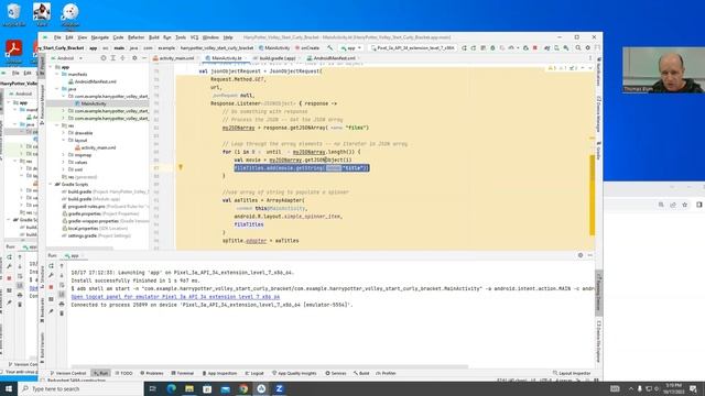 Android Kotlin Demo: Using Volley to read JSON from the Web (Harry Potter Example) смотреть онлайн