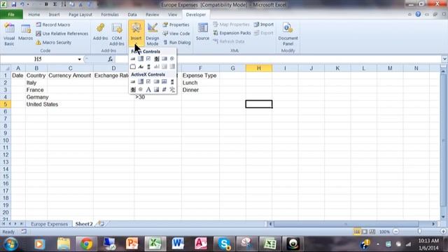 How to make a command button in Excel - Excel Form Controls - Running a macro 2010 2013 2016 смотреть онлайн