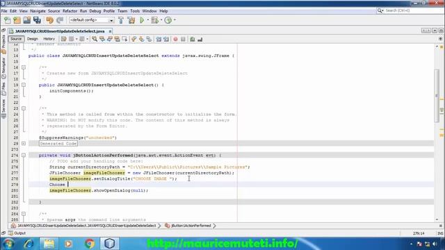 15. JAVA And MySQL (CRUD) Project - GUI - How To Choose Image Using JFileChooser смотреть онлайн
